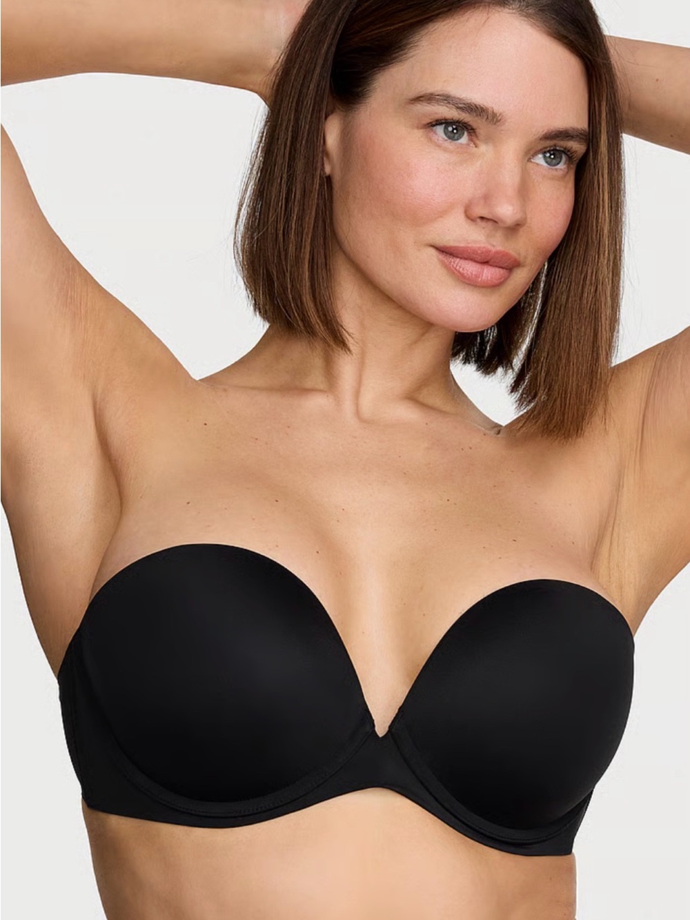 Playtex Strapless Black Smooth T-Shirt Bra - Unbranded
